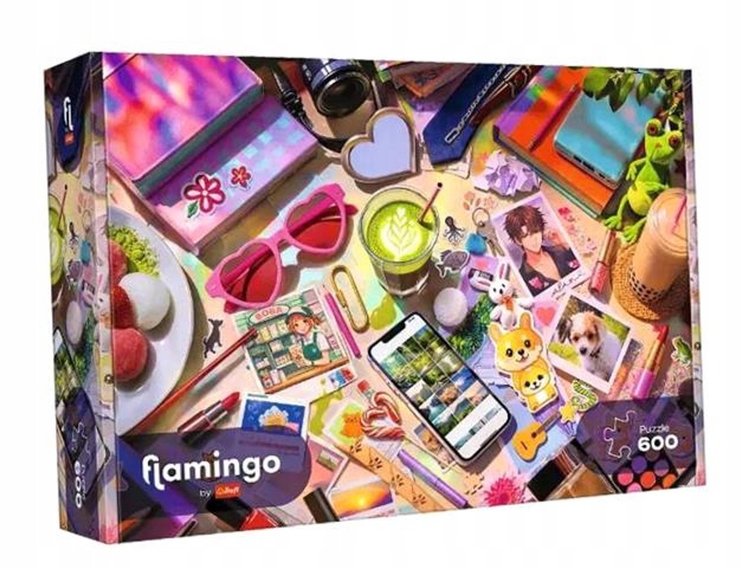 Trefl Flamingo Puzzel 600 Stukken - Mijn Kleine Wereld