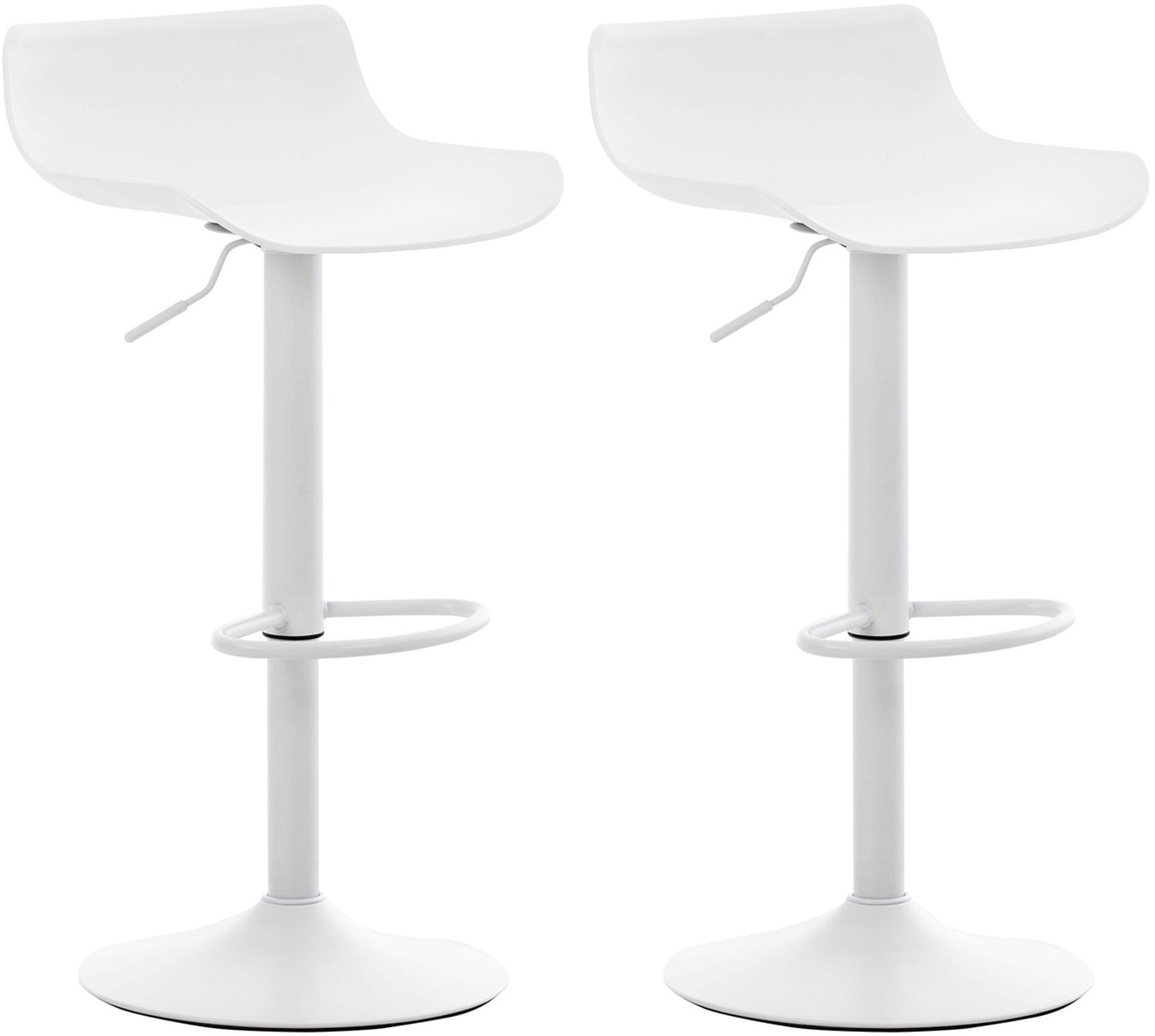 Luxe Comfort Torino 0116 barkrukken (set van 2) - wit