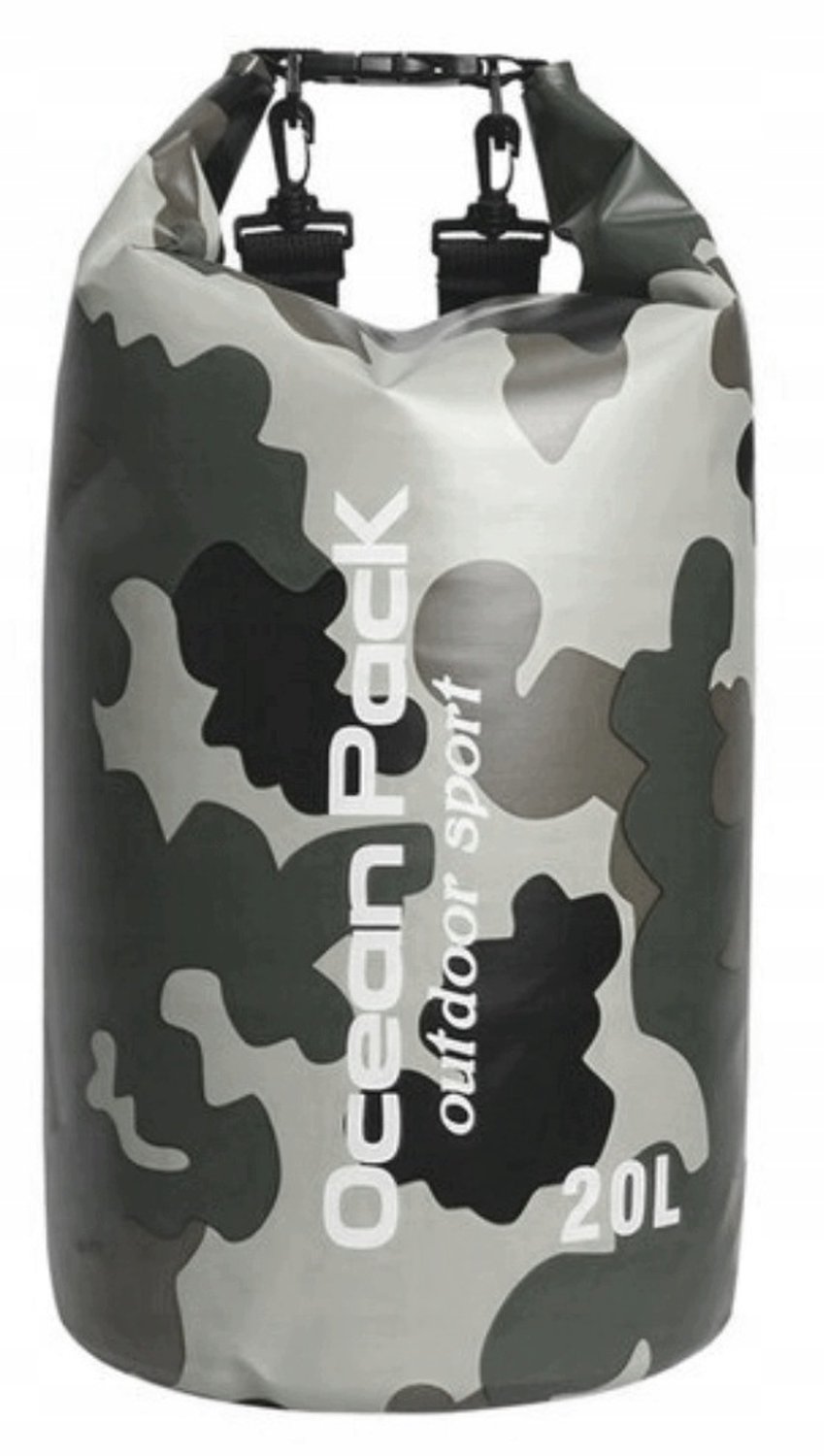 Waterdichte Tas 20L 500D - Blauw Camo - Outdoor & Reizen