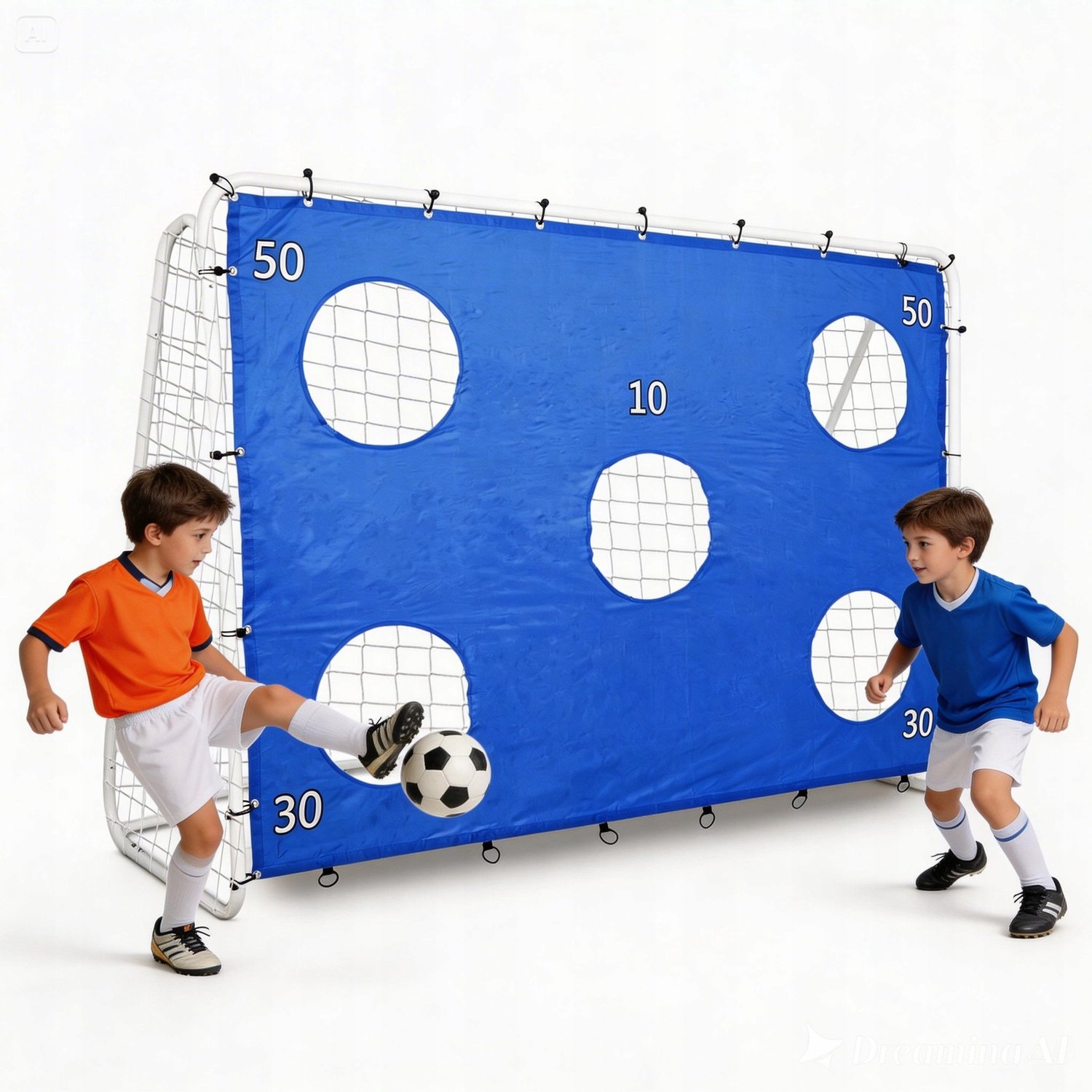 Olsen Voetbaldoel 240cm met Schietmat - Indoor & Outdoor Training
