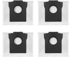 4 x Vervangende stofzuigerzakken geschikt voor Dreame D20 Pro Plus-stofzuiger