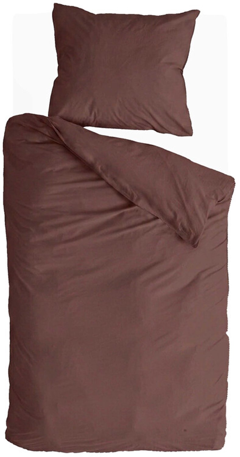 Byrklund Dekbedovertrek Quiet Cozy - 140x220 - 100% Katoen (BCI) - Aubergine