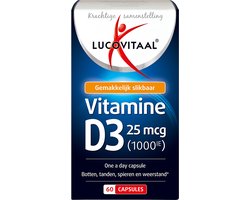 Lucovitaal Vitamine D3 25 mcg 60 capsules