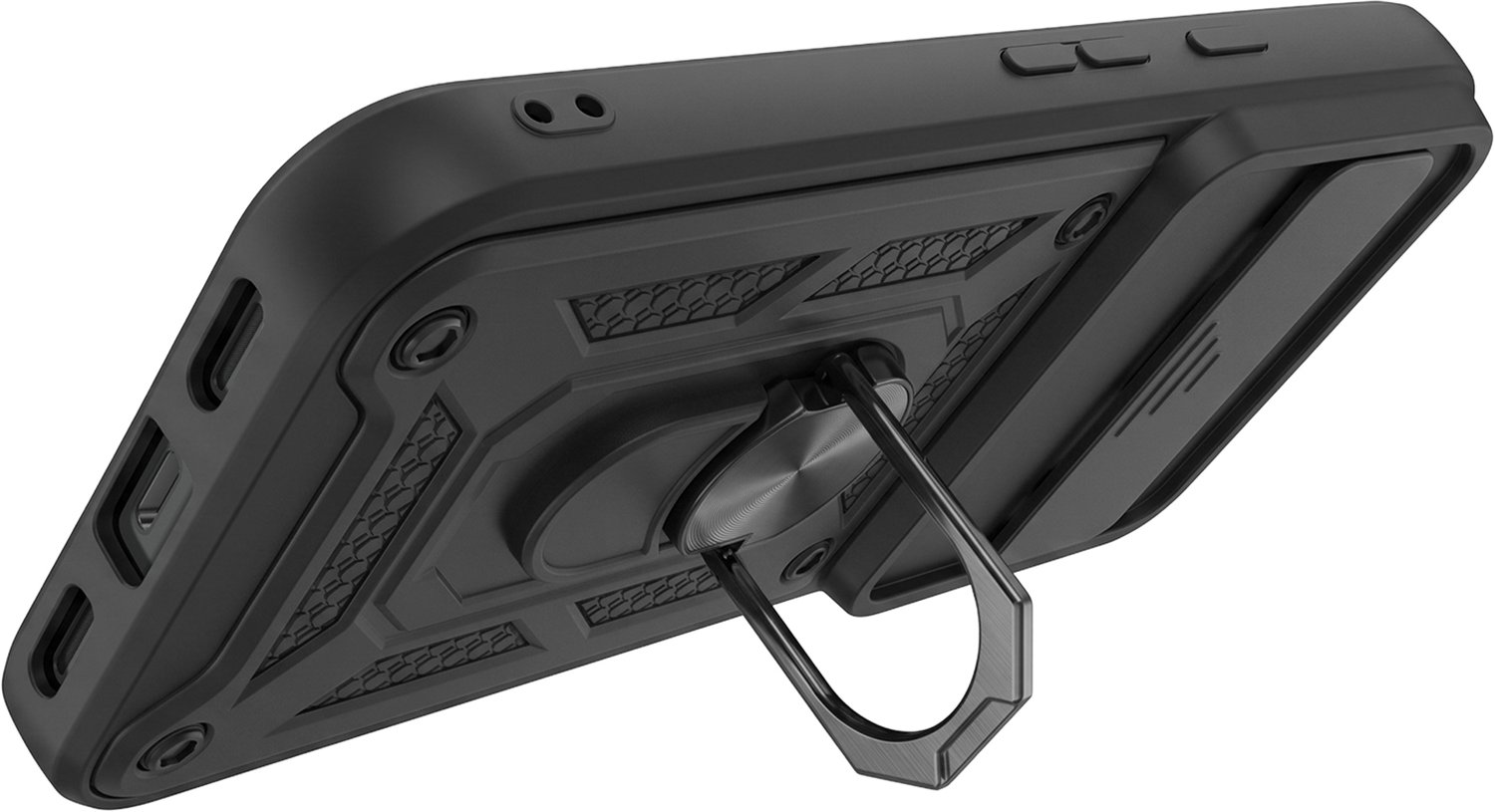 Mayaxess, Hoesje voor Pixel 11 / Pixel 11 Pro met Cameraschuif en Magneetring, Zwart