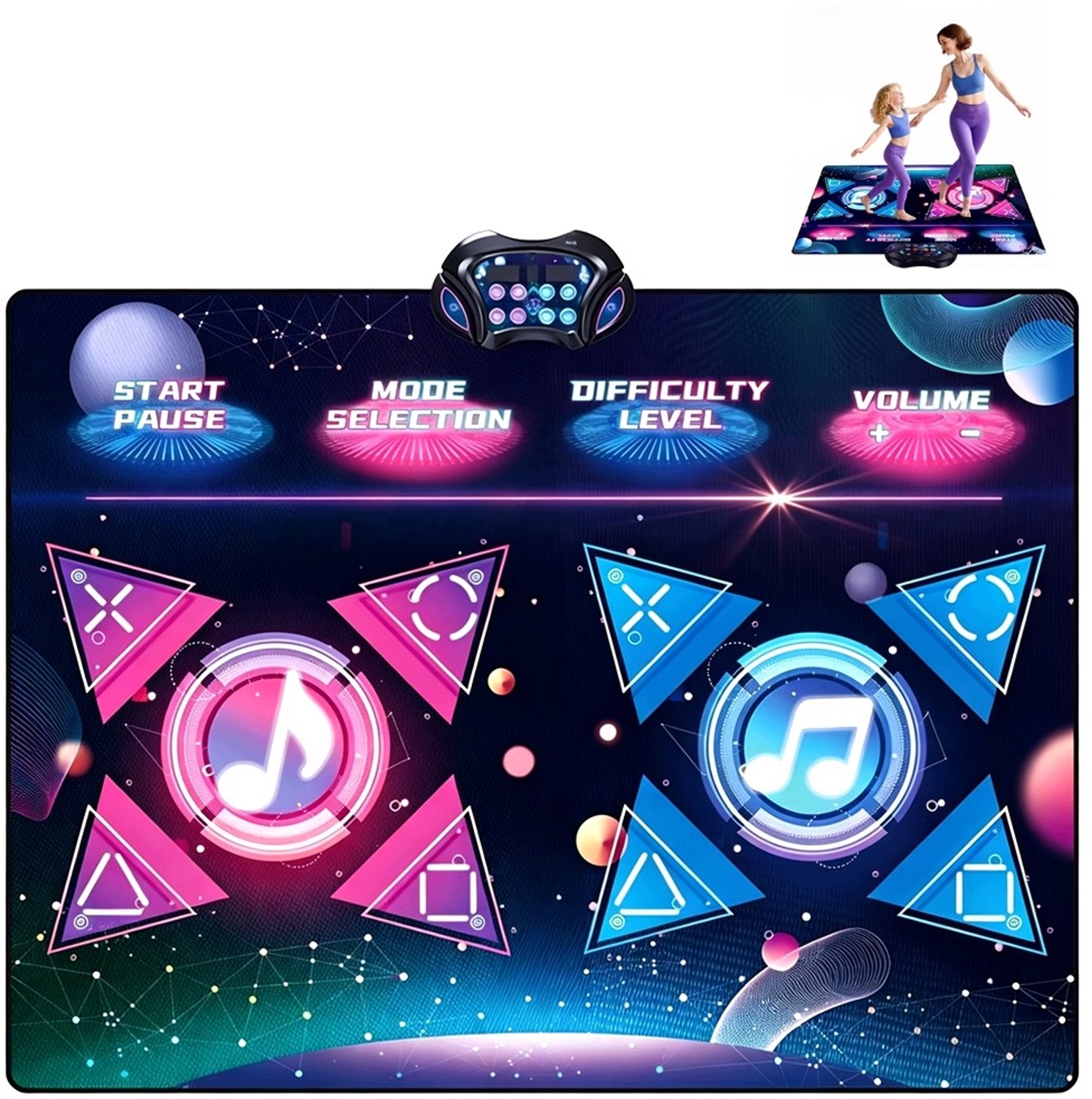 Interactieve Muziek Dansmat voor Kinderen - 120x95cm