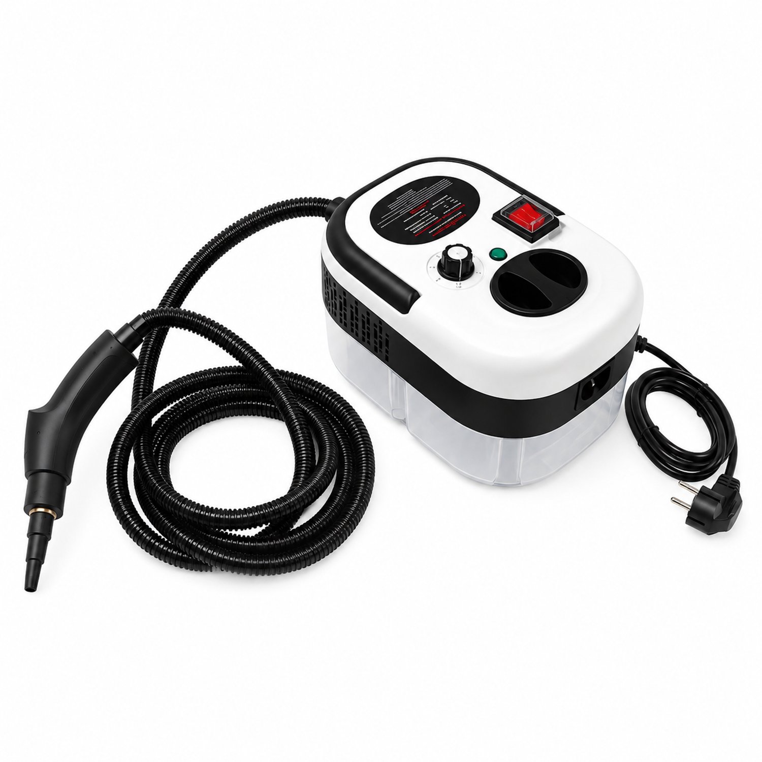 Tremeo Stoomreiniger - Hoge druk - Handstoomreiniger - Handstomer - 6 standen - Meerdere opzetstukken - Hete stoom - 2500W