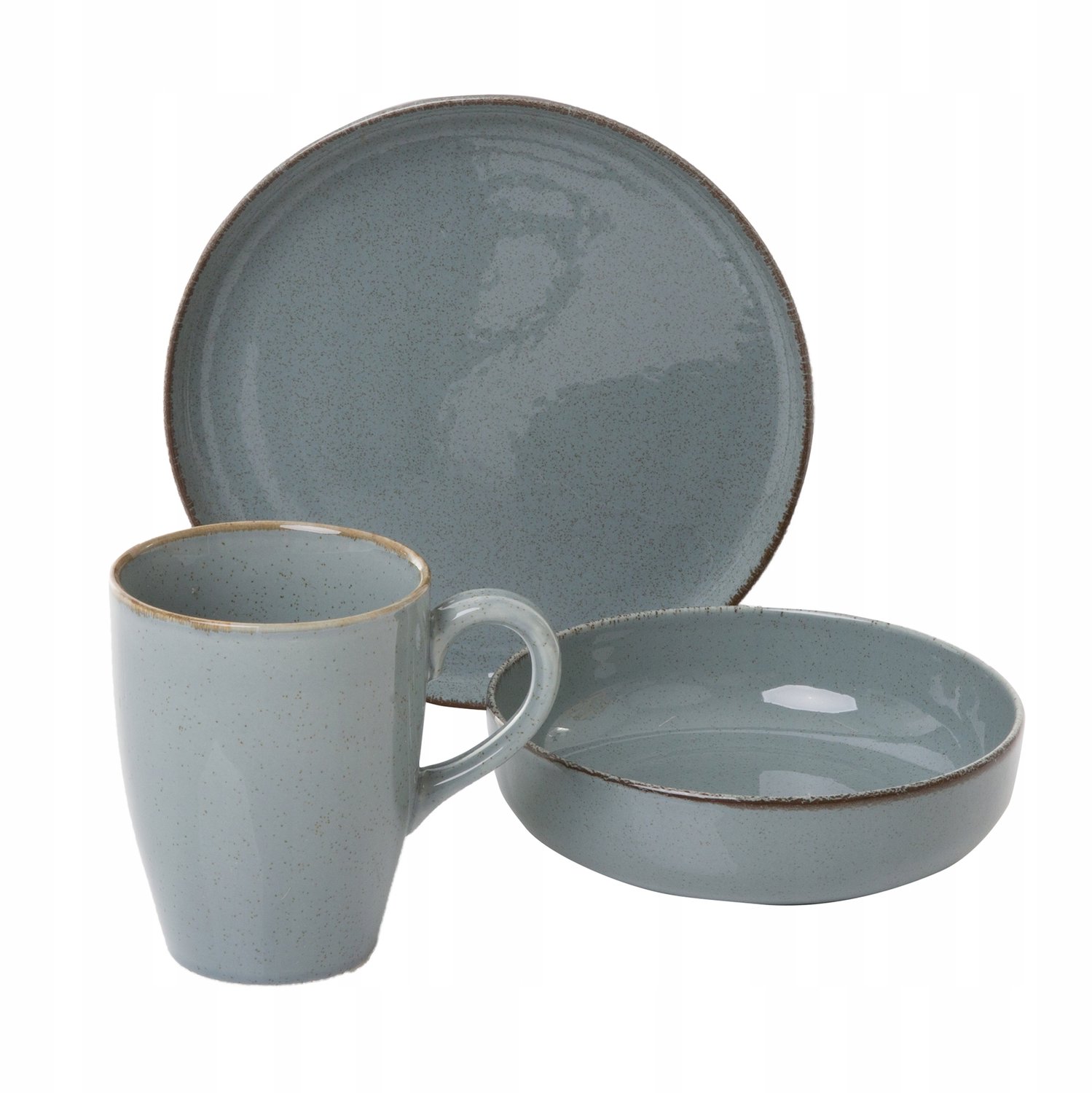 Ambition Craft Ontbijtset 3-delig Blauw Porselein