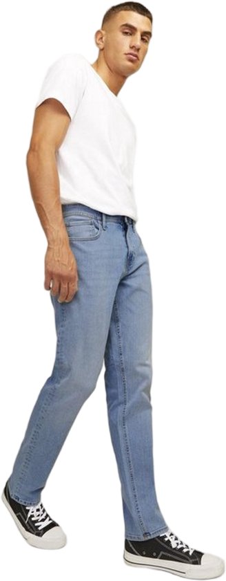 JJ REBEL - JREBADAM JJCRAFT AT 330 NOOS Heren Jeans - Blue Denim