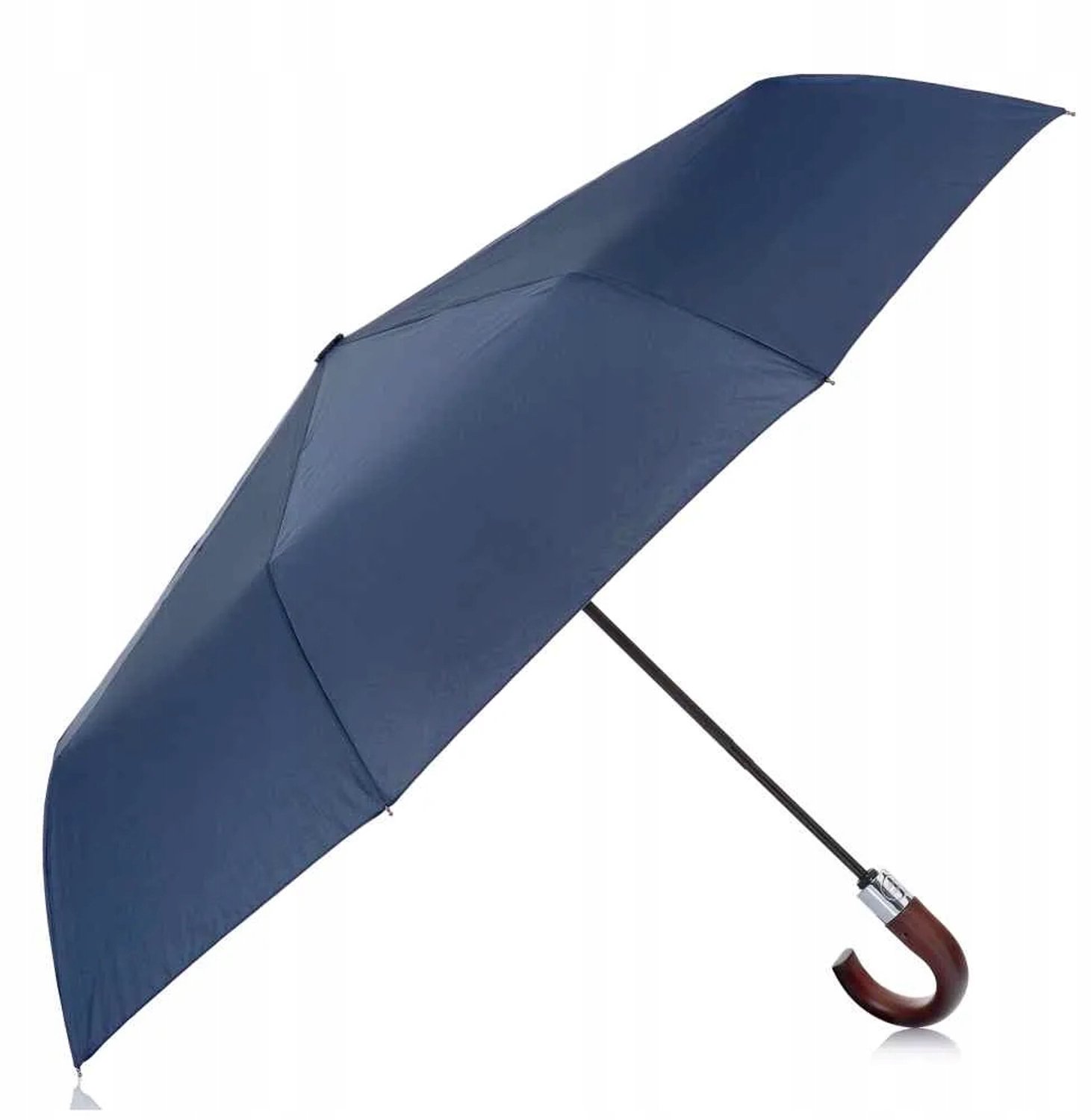 Ochnik Heren Paraplu Automatisch Navy Blauw - Opvouwbaar