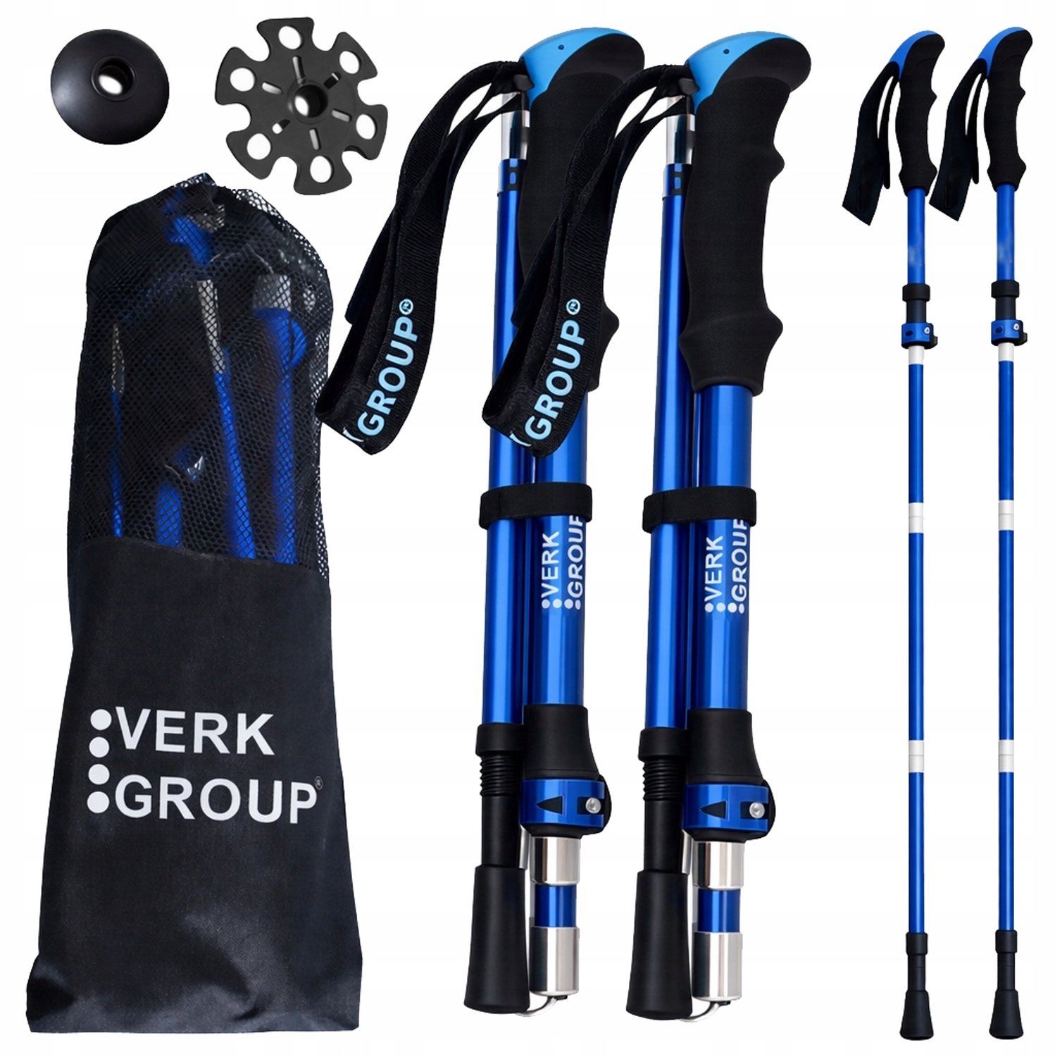 Verstelbare Nordic Walking Stokken met Anti-Shock & Draagtas