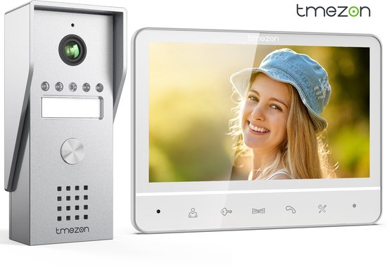 Videodeurtelefoon 4,3 Inch Kleurenscherm - 4-Draads Bedraad - 120 Graden Groothoekcamera - Handsfree Intercom - Binnenmonitor Met Ontgrendelknop — afbeelding 2