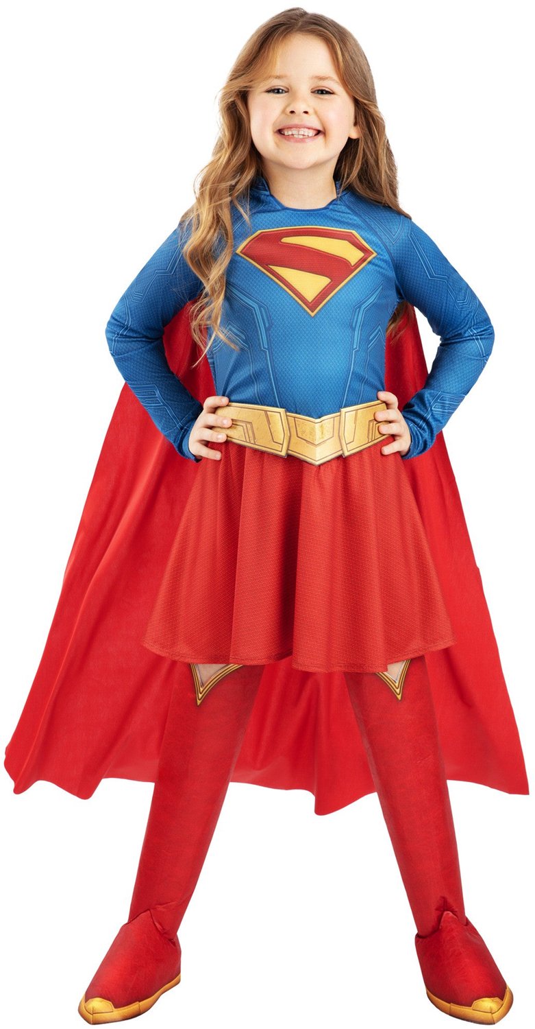 RUBIES NL - Supergirl luxe verkleedpak voor kinderen - 122/128 (7-8 jaar)