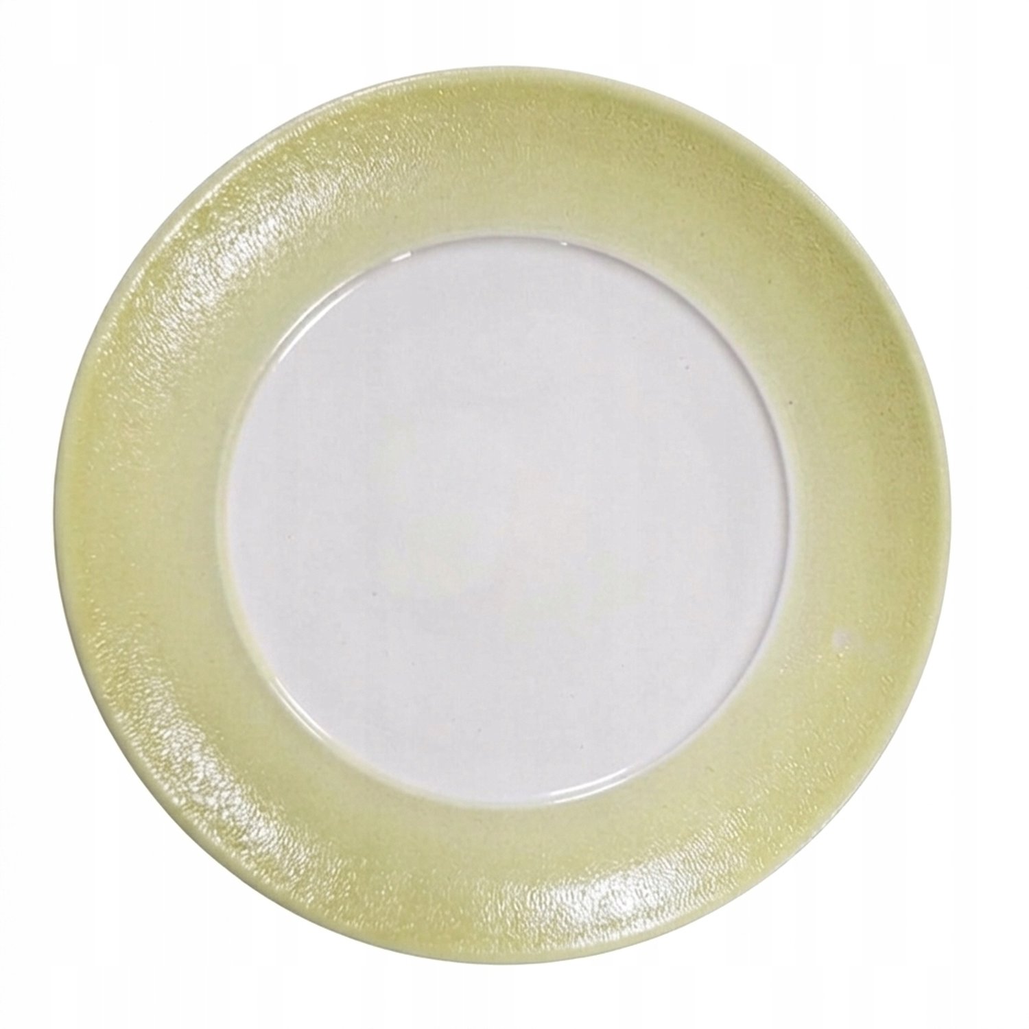 Florentyna Dessertbord Stone 19 cm Beige/Groen/Geel Porselein