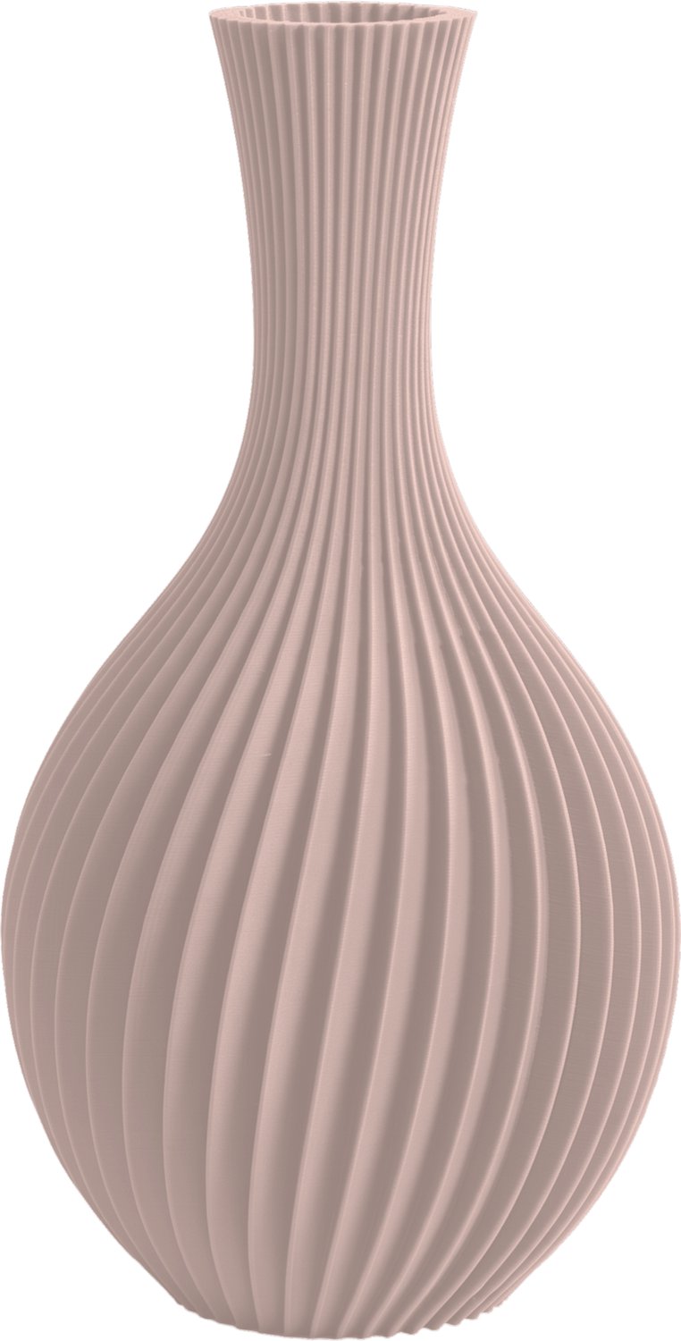Layvo Iris Vaas - Bloesem - 20 cm - droogbloemen vaas - organische vaas - gerecycled plastic