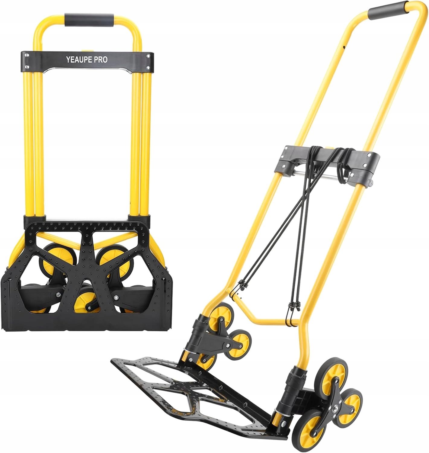 Opvouwbare Stalen Trappenkruiwagen - 50kg - 3-wielig