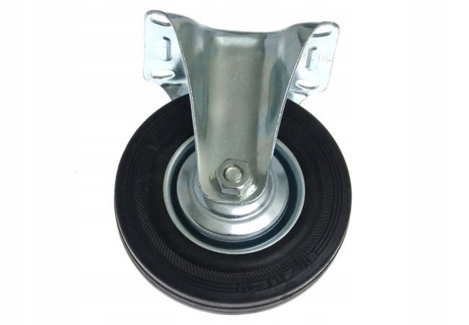 Vast Wiel CTPW-SG 100W Zwart Rubber 70kg