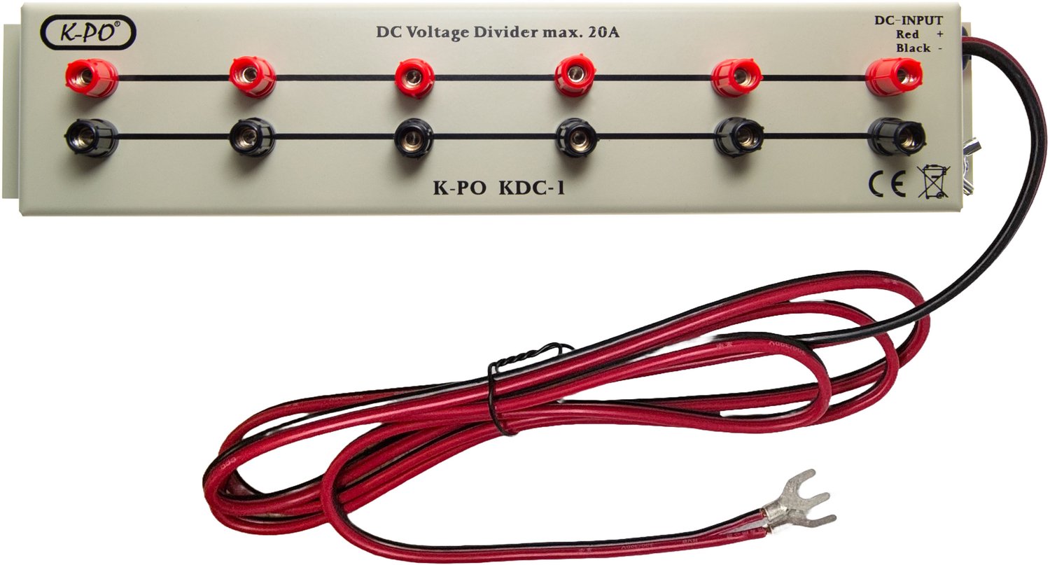 K-PO KDC-1 (NVT-620) DC - DC VERDEELDOOS / MAX 15 AMPERE / 12 VOLT