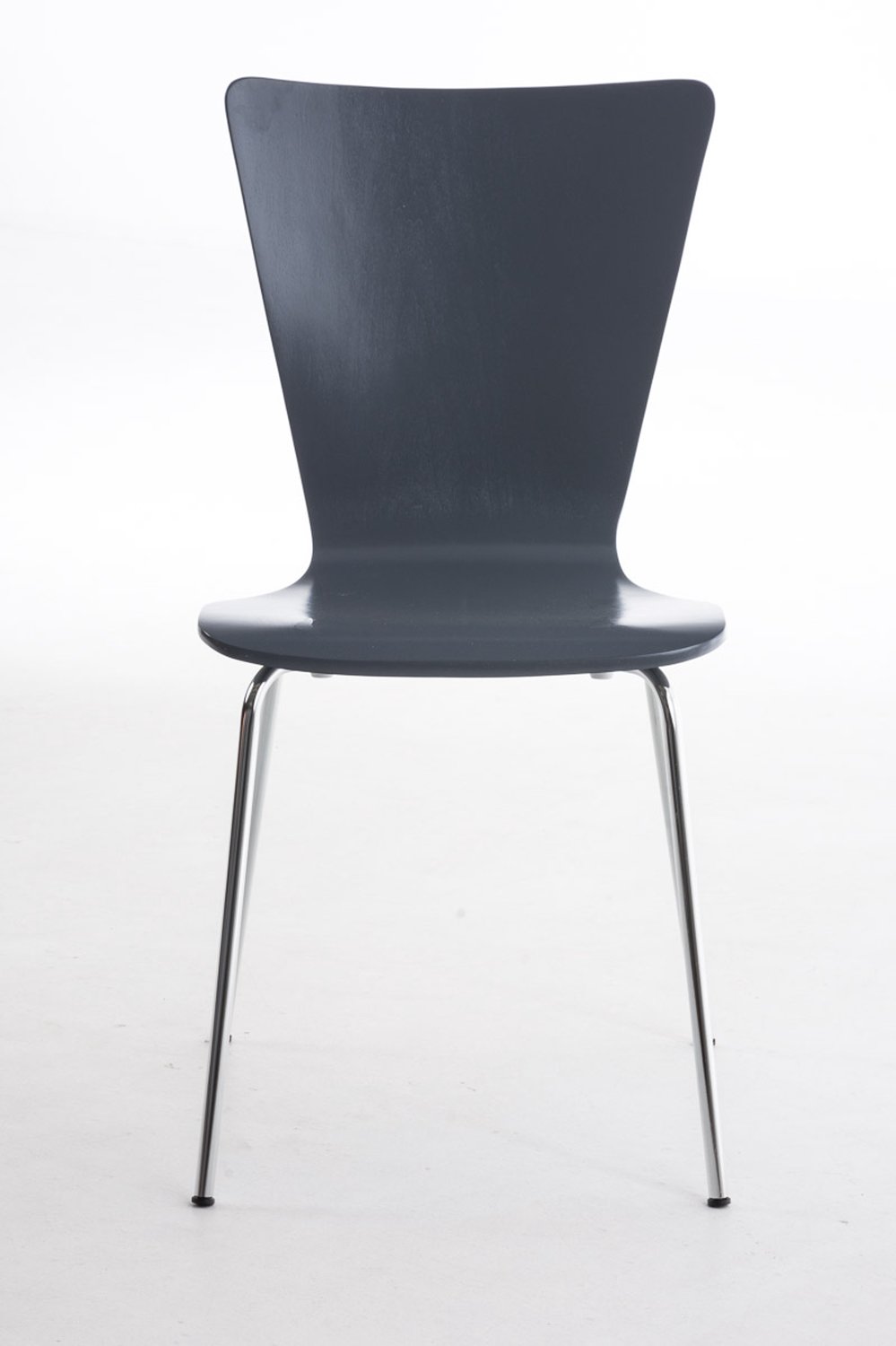 Luxe Comfort Milano 0127 bezoekersstoelen (set van 4) - grijs