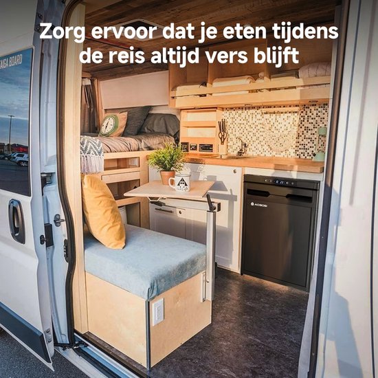 Koel-Vriescombinatie 45 Liter – Compressorkoeling – App-Bediening – Voor Camper, Auto en Boot – Zwart — afbeelding 4