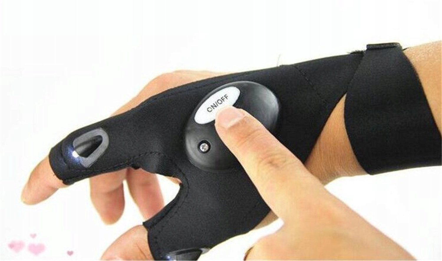 Waterdichte LED Handschoen met Lampje - Antislip & Verstelbaar