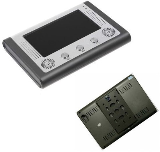 Video Deurbelset 7 Inch Kleuren TFT LCD - Nachtzicht - Aluminiumlegering - Bekabeld - Voor Binnen - Intercom Systeem — afbeelding 2