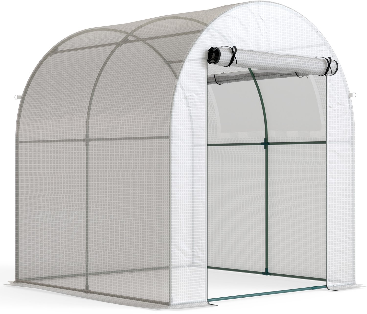 Sunona Foliekas - Met roldeur en zijraam - 180 x 180 x 200 cm - Wit