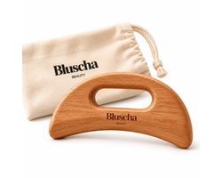 Bluscha - Luxe Gua Sha Lichaamstool – Scraper - GuaSha - Bindweefselmassage - Anti Cellulite - Cellulites - Drainage - Massageapparaat - Madero Therapie - Maderotherapie - Lymfedrainage - Bindweefselmassage - Bodysculpting - Lymfe