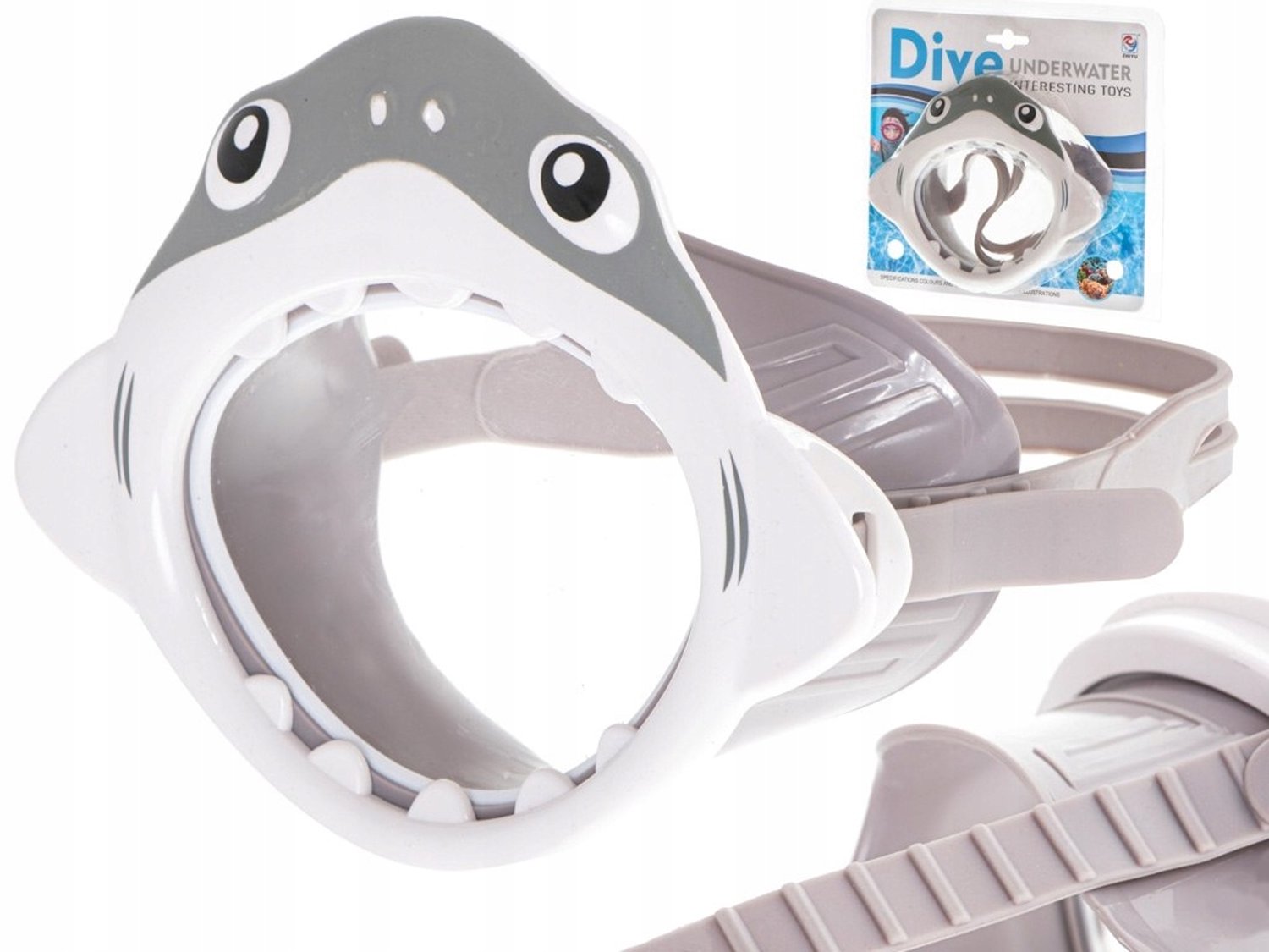 Kinder Duikbril Zwemmasker - Haai of Kikker