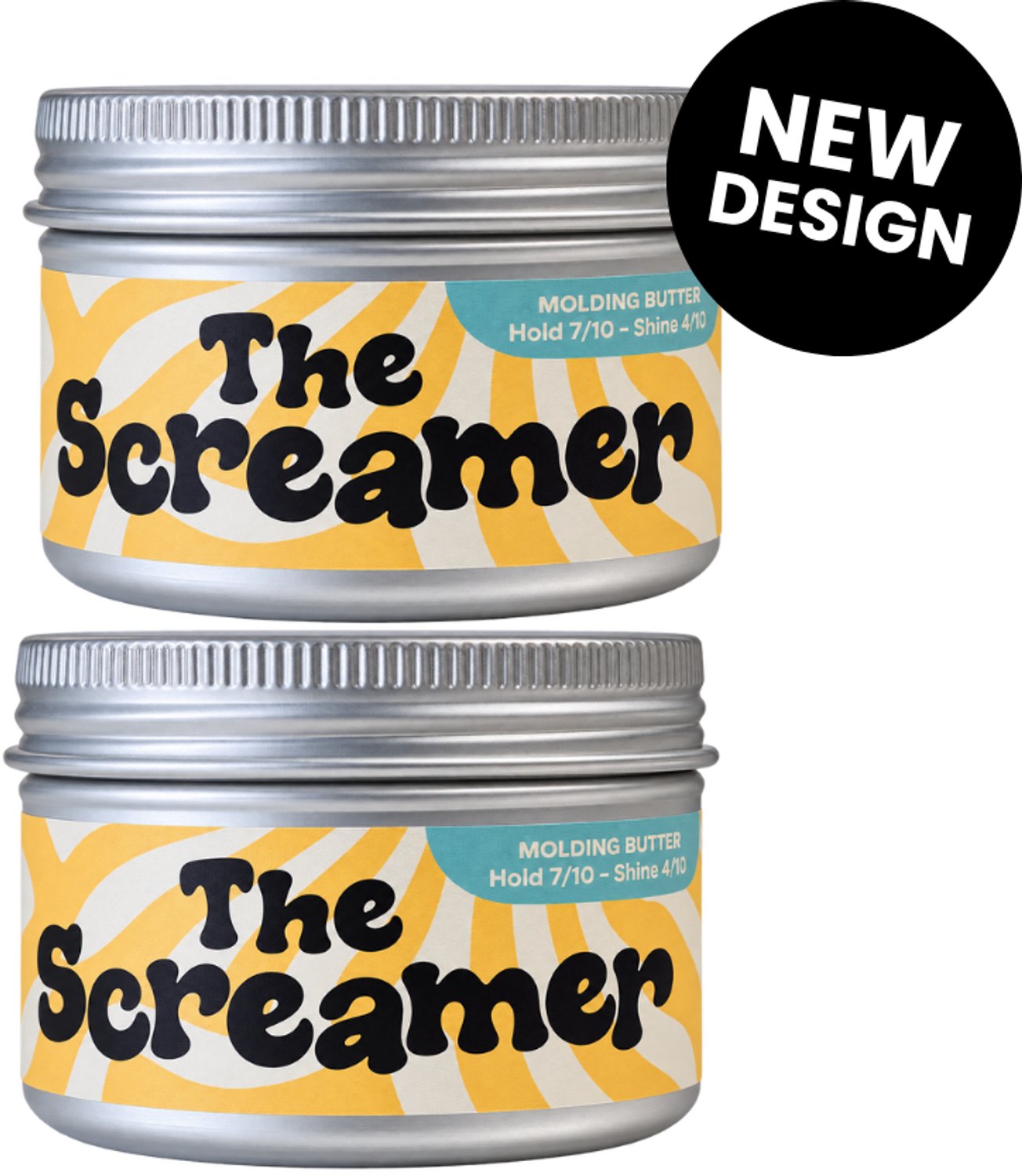 doop The Screamer 2X 100ml - Wax - Voordeelverpakking - Haarverzorging - Haarwax - Fiber Mud