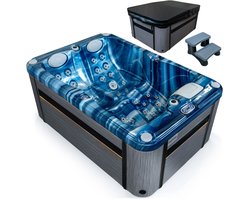 MOSSA VL-2P-PRO-OW-DG-Z Buitenspa 2 Persoons - 50 Jets - 600 L