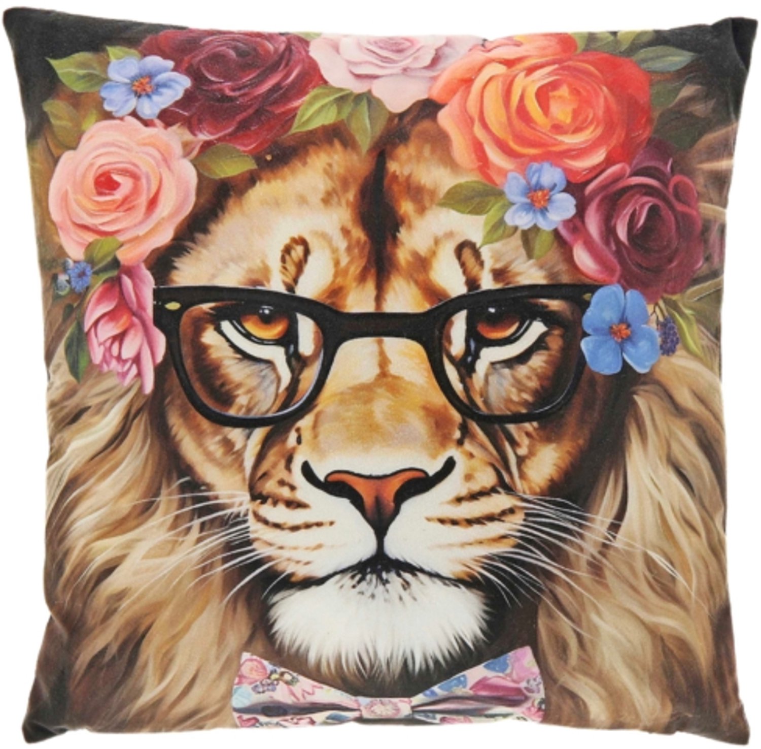 Unique Living kussen Summer leeuw 45 x 45 cm diverse