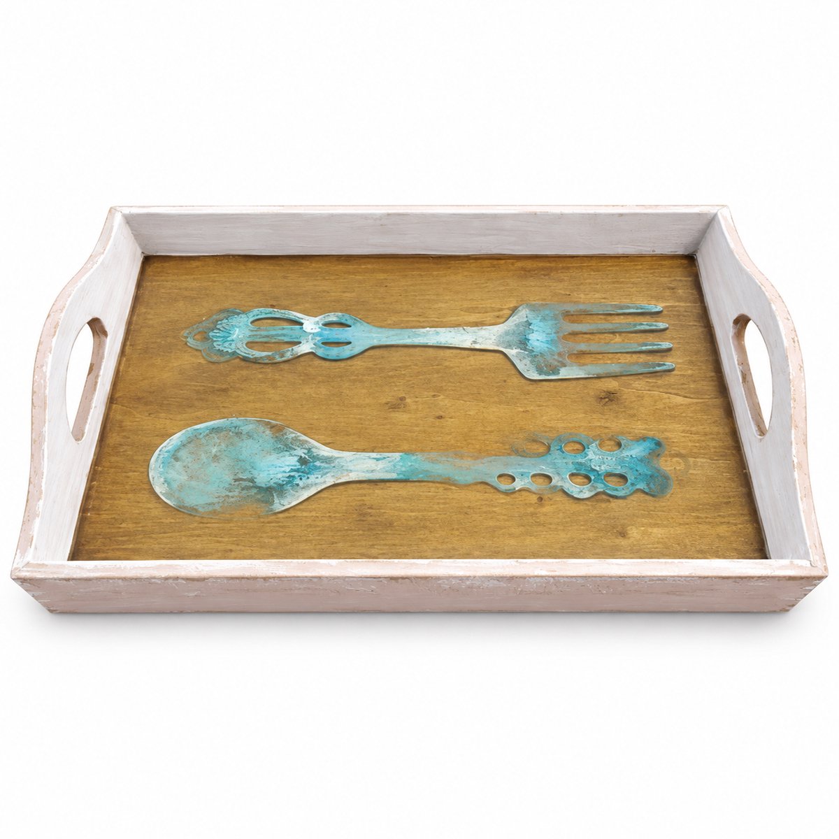 ZoeZo Design - dienblad - decoratie dienblad - hout - epoxy - 39 x 26 x 3.5 cm