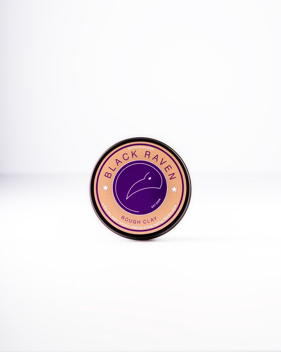 Black Raven Rough Clay - Matte Clay - Sterke Hold & Extra Textuur - 100 ml