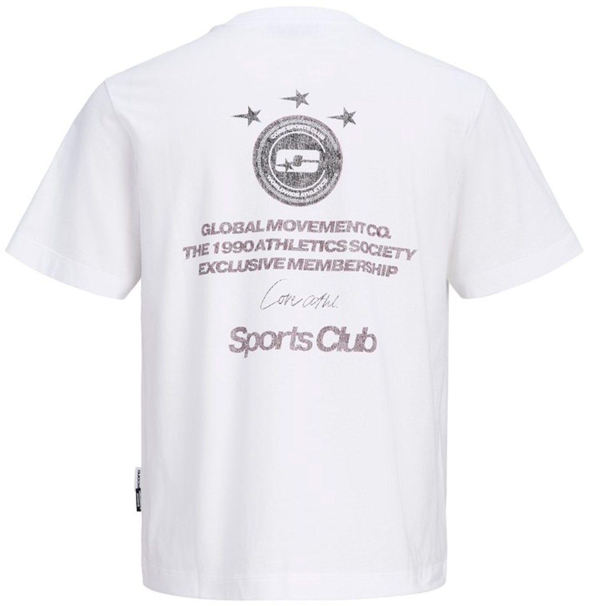 Jack & Jones t-shirt jongens - wit -JCOlegacy - maat 176