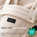 Crème, OEKO-TEX® gecertificeerd katoen met een label van Mammie.