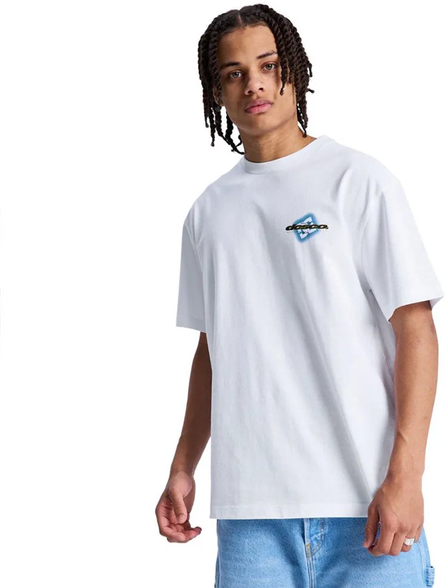 Dc Shoes Blur Mark T-shirt Met Korte Mouwen L Man Wit