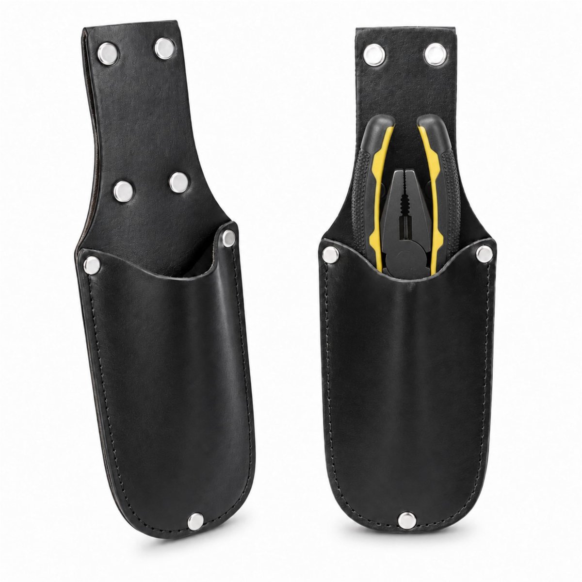 Elzusha - Set van 2 PU-lederen Gereedschapstassen voor Riem