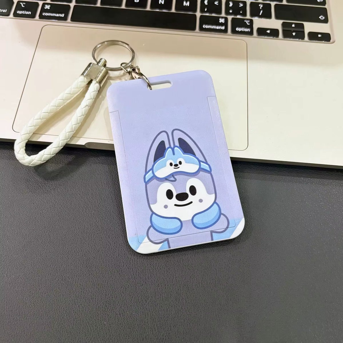 KPOP Stray Kids SKZ Bus Card Holder Blue Wolf [Sleutelhanger]