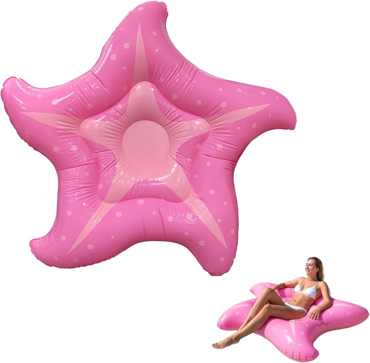 Opblaasbare matras - Roze - 2XL - Duurzaam PVC - Voor Volwassenen