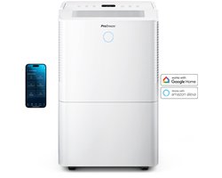 Pro Breeze OmniDry 40L Stille, energiezuinige luchtontvochtiger met wasdroogfunctie en slimme app