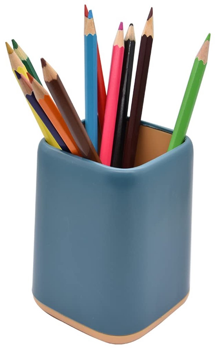 Elzusha - Desktop Pennenhouder - Multifunctioneel - Blauw