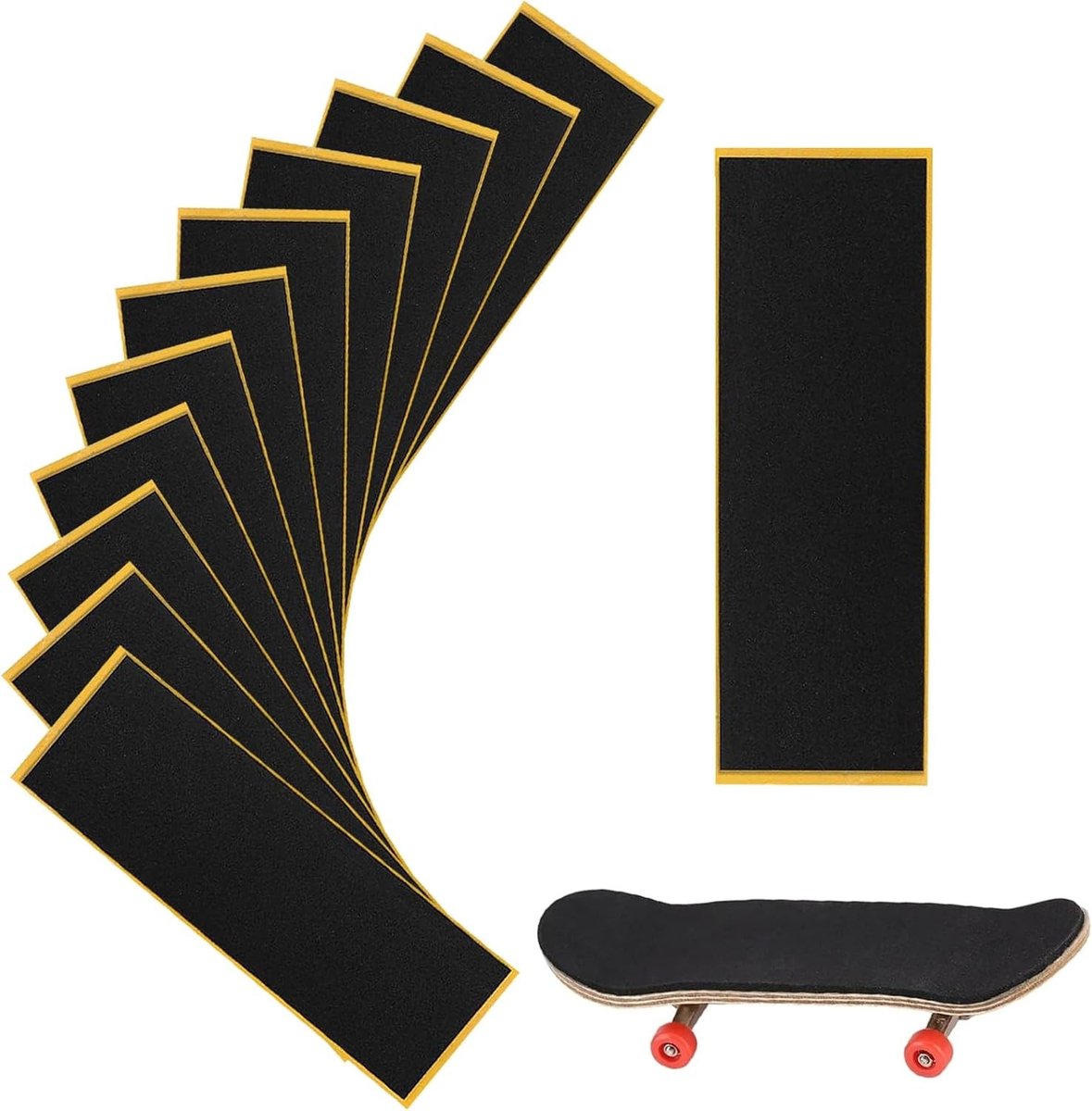 Griptape - Zwart - 110 x 38 x 1,12 mm - PU-schuim - Voor Mini-Skateboards