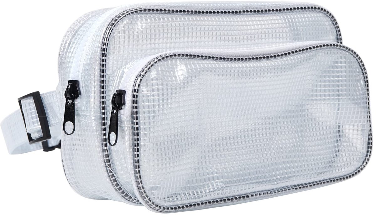 Elzusha - Unisex Crossbody Bag - Waterdichte PVC Schoudertas - Transparant