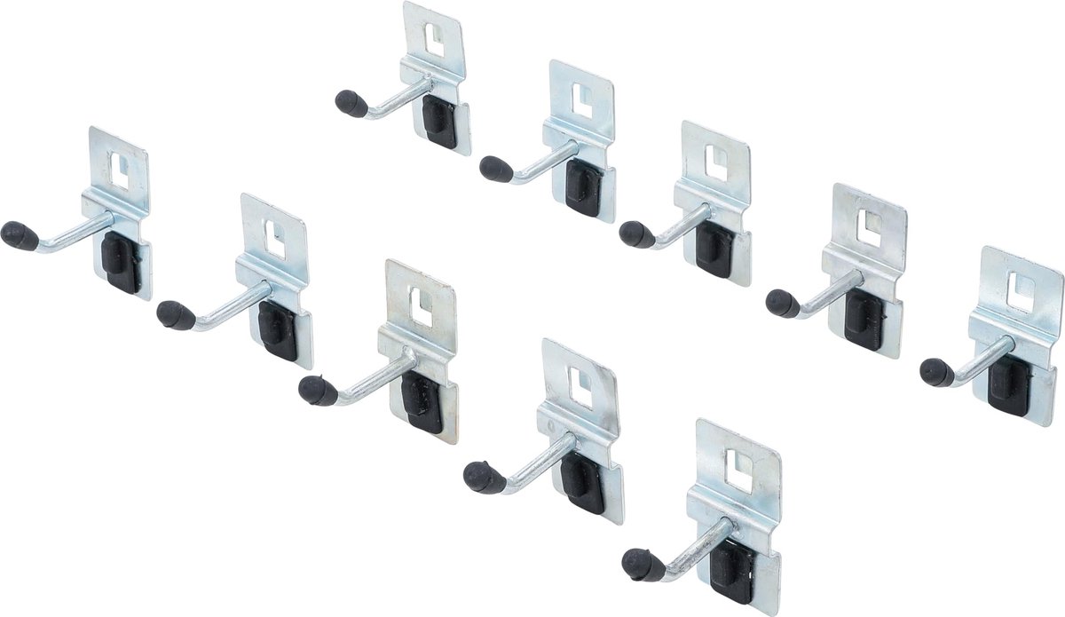 Elzusha - Set van 10 Enkelhaken voor Wandmontage 40 mm