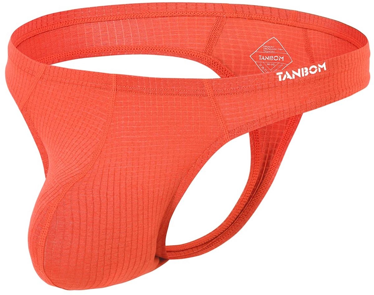 Elzusha - Mannen G-string Ondergoed - Laag Model - Oranje