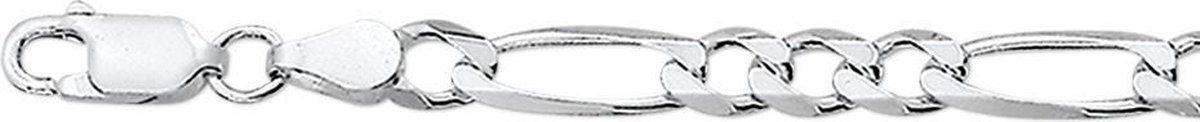 Vigor Armband Figaro 4,5 mm - Zilver