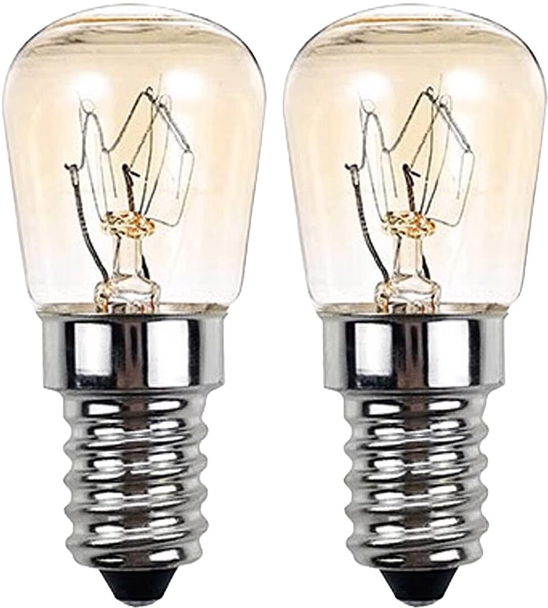 VITO Frigo - Koelkastlamp E14 - 15W 180lm 2800K - Warm Wit Licht - T26 - Koelkast Lampje - 2 stuks