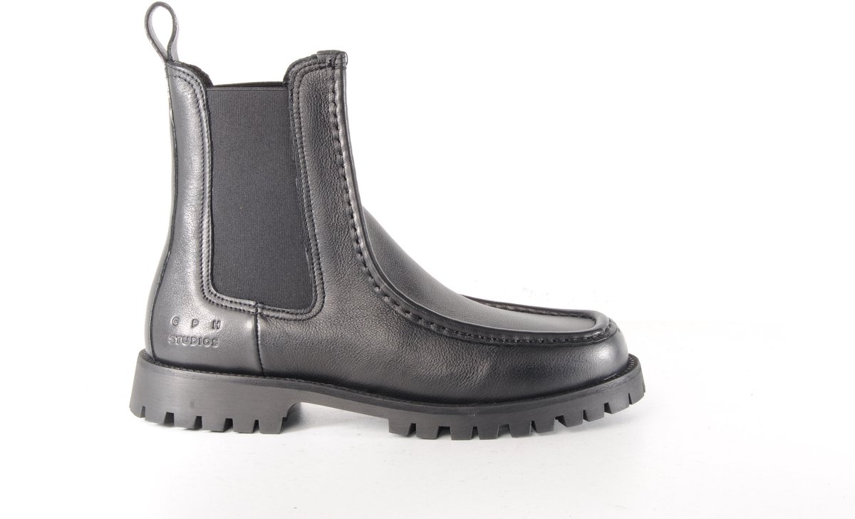 Copenhagen dames chelsea boot Lionesse leder zwart