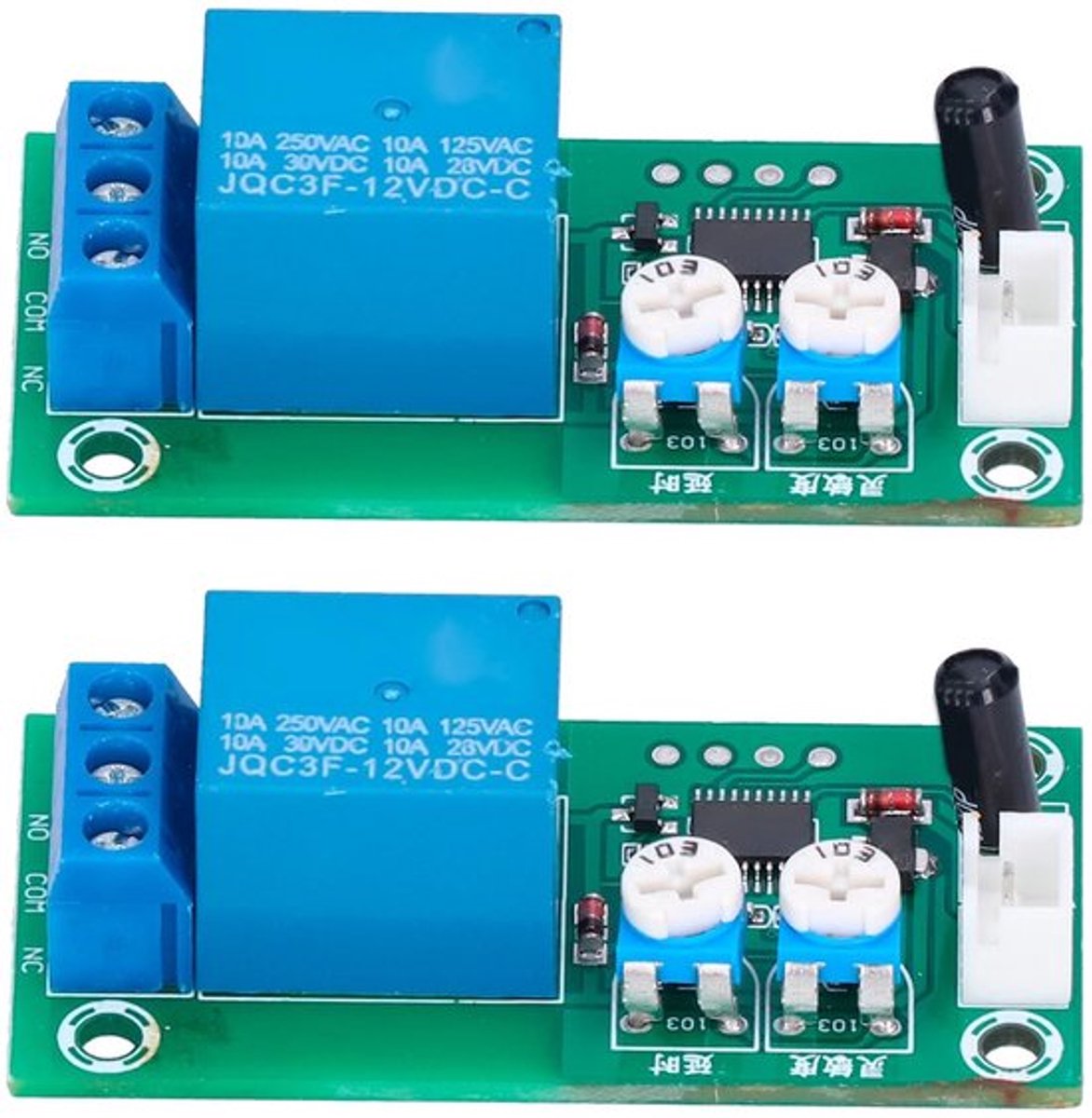 Zeynomax - Vibratie Sensor Module - Instelbare Alarm Sensor - 12V DC Set van 2
