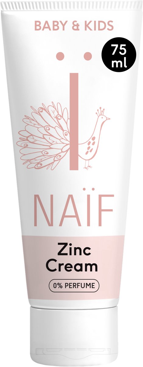 Bol.com Naïf - Zink crème - helpt bij luieruitslag - Baby's & Kinderen - met ingrediënten van natuurlijke oorsprong - 0% Parfum ... aanbieding